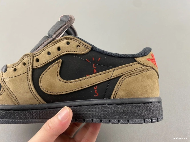 RETRO OG JORDAN 1 SCOTT TRAVIS LOW DM7866-2002 Brown  SP 0712